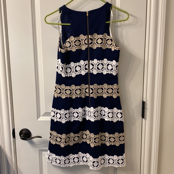 Lilly Pulitzer - Shift Dress - Navy Blue - Size 00 - Excellent Condition - Picture 4 of 5